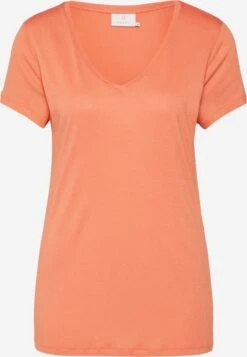 Kaffe T-shirts Shirt Anna Dames Oranje