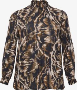 Blouseshirts Blouse Irin Dames Donkerbruin