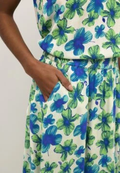 Kaffe Melina - A-Lijn Rok - Green And Blue Digital Flower -Kaffe Verkoopwinkel 02a7bbdc3d29486db092140bd40e384b