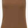 Kaffe Tanktops Top Carna Dames Sepia