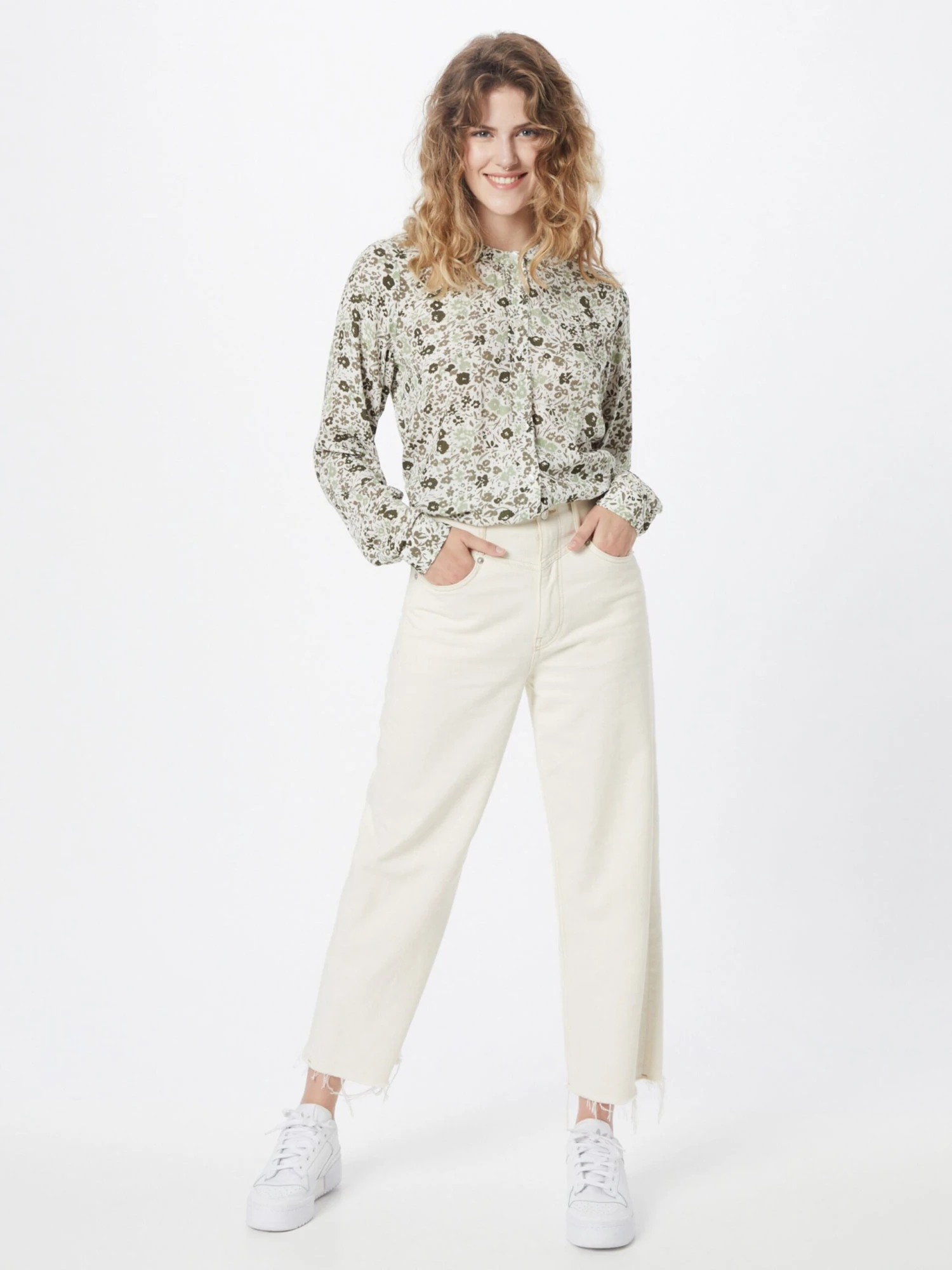 Kaffe Blouses & Tunieken Blouse Moana Dames Mintgroen / Pastelgroen / Donkergroen 5 Kaffe Blouses & Tunieken Blouse Moana Dames Mintgroen / Pastelgroen / Donkergroen - Afbeelding 5