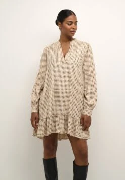 Kaffe Kafelipa - Jurk - Smoke Gray Black Star Print