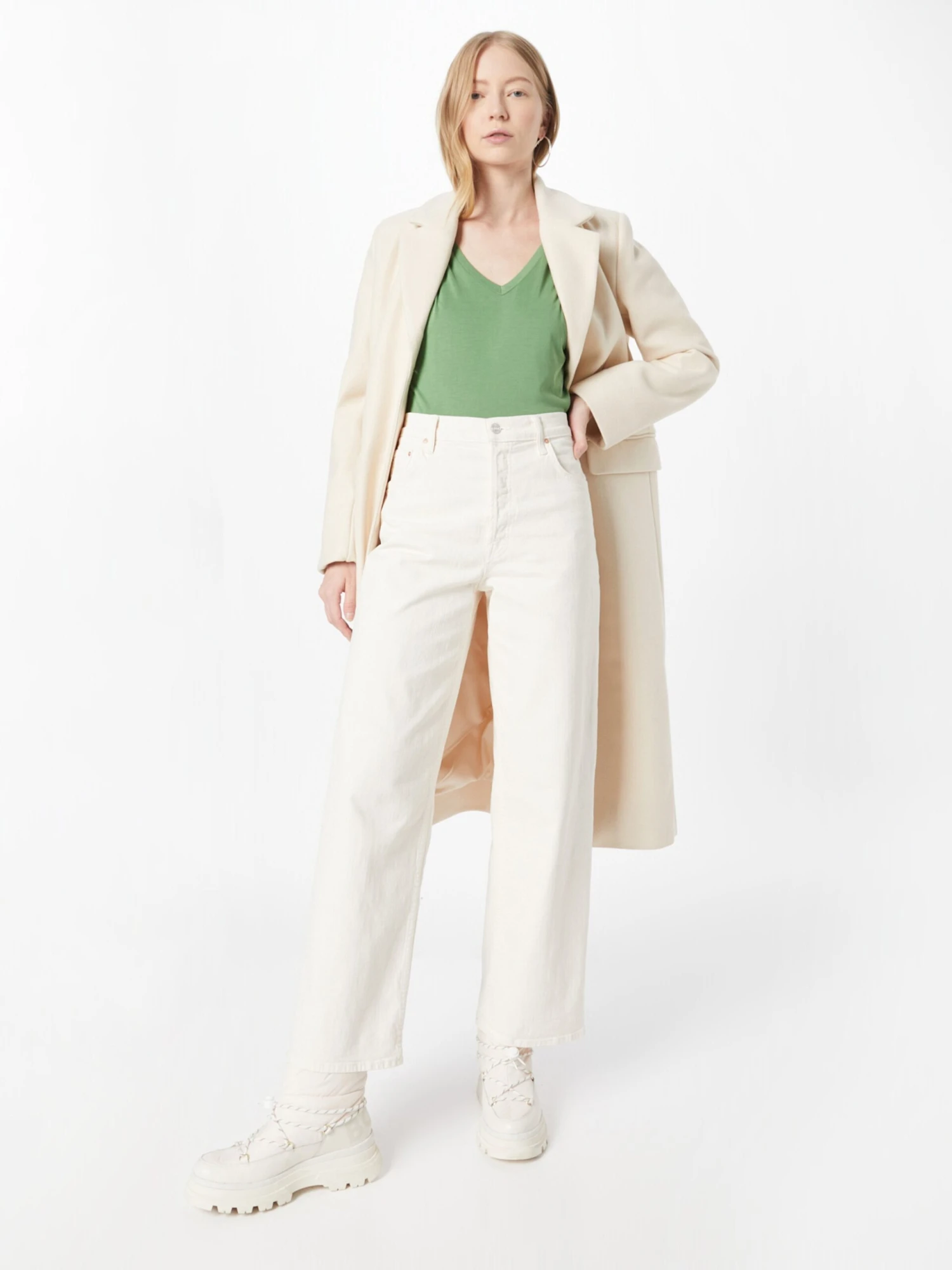 Kaffe T-shirts Shirt Lise Dames Kiwi 5 Kaffe T-shirts Shirt Lise Dames Kiwi - Afbeelding 5