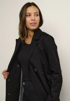 Kaffe Selma- Trenchcoat - Black Deep -Kaffe Verkoopwinkel 097e30cb700947e1aed7110d843bf67e