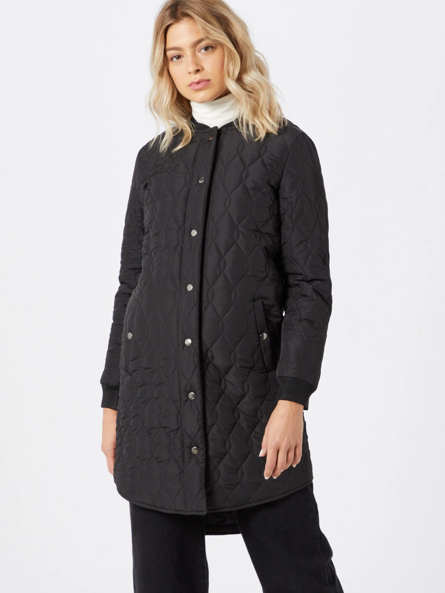 Kaffe Tussenmantels Tussenmantel Shally Dames Zwart 2 Kaffe Tussenmantels Tussenmantel Shally Dames Zwart - Afbeelding 2