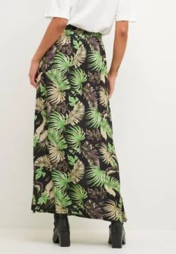 Kaffe Kalulu - Maxirok - Green Black Violet Palm Print -Kaffe Verkoopwinkel 0e6401430f904f139e40822348046de3