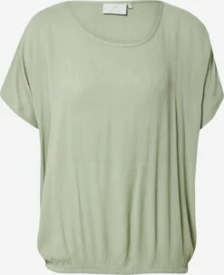 Kaffe Blouses Met Korte Mouw Blouse Amber Stanley Dames Lichtgroen