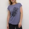 Kaffe Bpmally - T-Shirt Print - Blue Ice