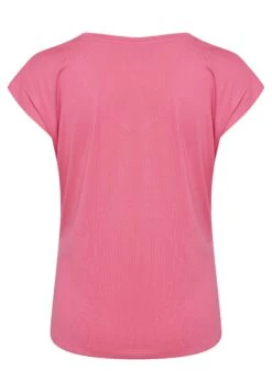 Kaffe Kalise Ss - T-Shirt Basic - Shocking Pink -Kaffe Verkoopwinkel 100008931bb64d31aa1cf46be00ed609