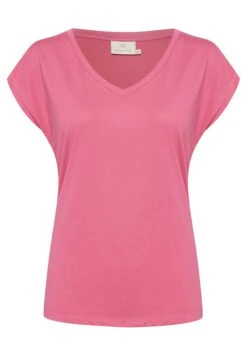 Kaffe Kalise Ss - T-Shirt Basic - Shocking Pink -Kaffe Verkoopwinkel 12312e827e104417898bab6fefd50758