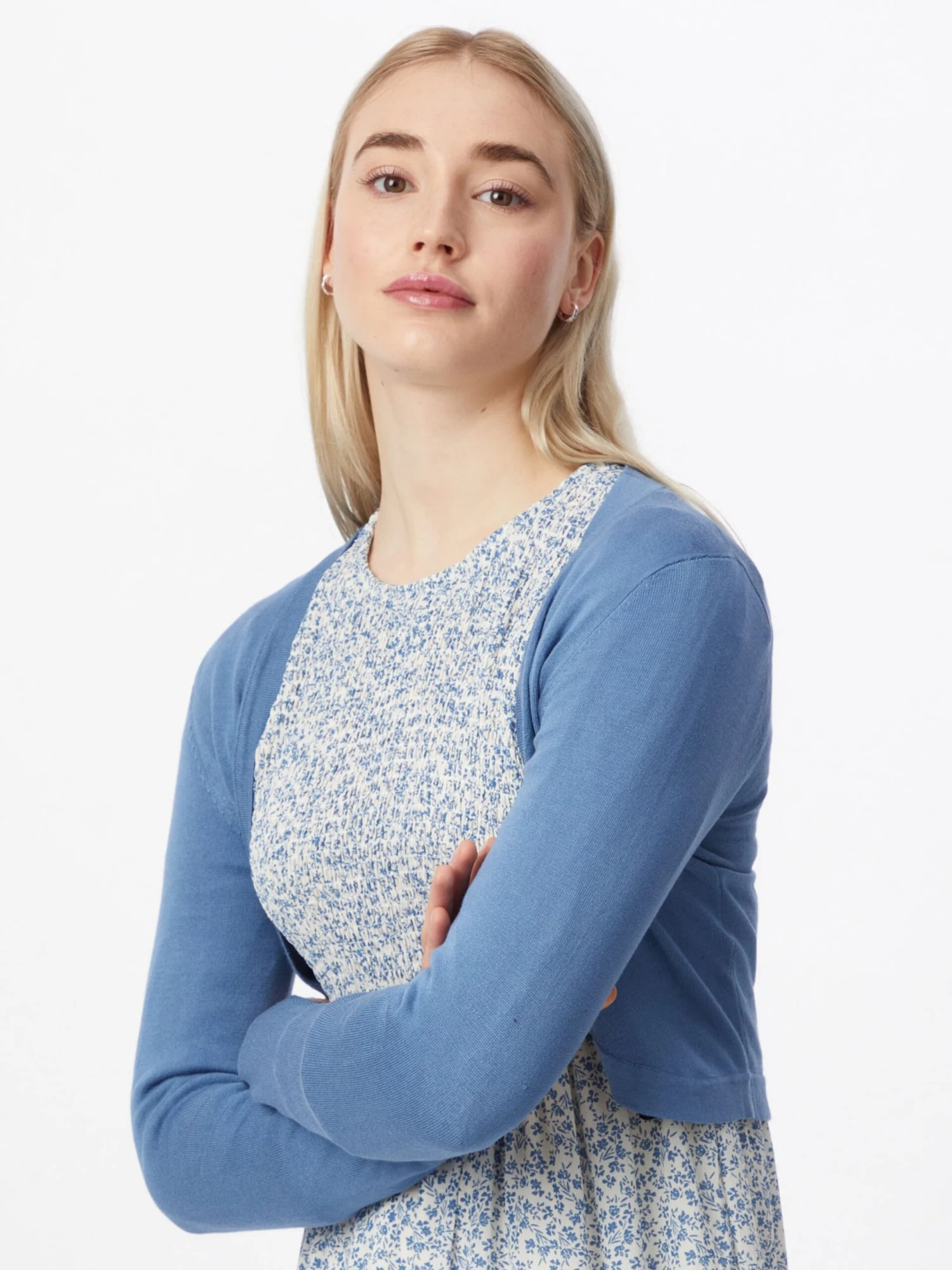 Kaffe Boleros Bolero Astrid Dames Lichtblauw 3 Kaffe Boleros Bolero Astrid Dames Lichtblauw - Afbeelding 3