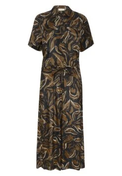 Kaffe Kadorita- Jumpsuit - Black Soft Silt Leaf Print -Kaffe Verkoopwinkel 13bd1db011b84684a56eab84a7edd969