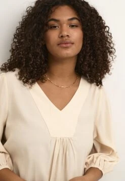 Joanna - Blouse - Beige -Kaffe Verkoopwinkel 15204e7dd1e042b4b1b26c0cc6e66f8e
