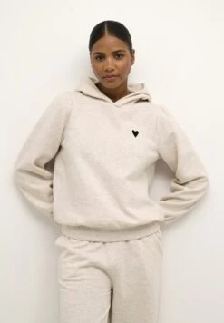 Kaffe Kasonna- Hoodie - Classic Sand Melange