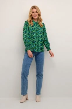 Kaffe Overhemden Blouse Maria Dames Jade Groen / Lichtgroen -Kaffe Verkoopwinkel 16b09d5b0fccb780632fd4b01889a532
