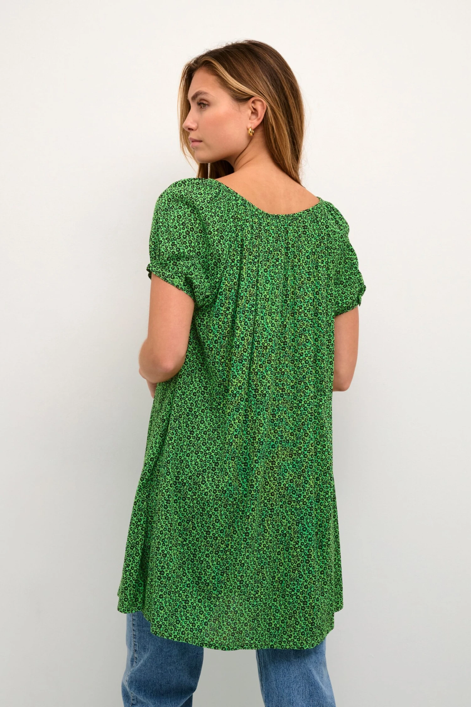 Kaffe Tunieken Tuniek Isolde Dames Groen 4 Kaffe Tunieken Tuniek Isolde Dames Groen - Afbeelding 4