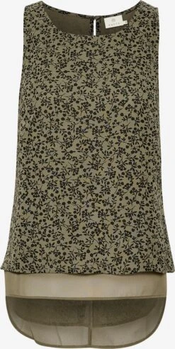 Kaffe Blouse Tops Blouse Pcajsa Dames Kaki