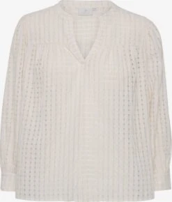 Kaffe Blouses Met Korte Mouw Blouse KAsissel Dames Wit