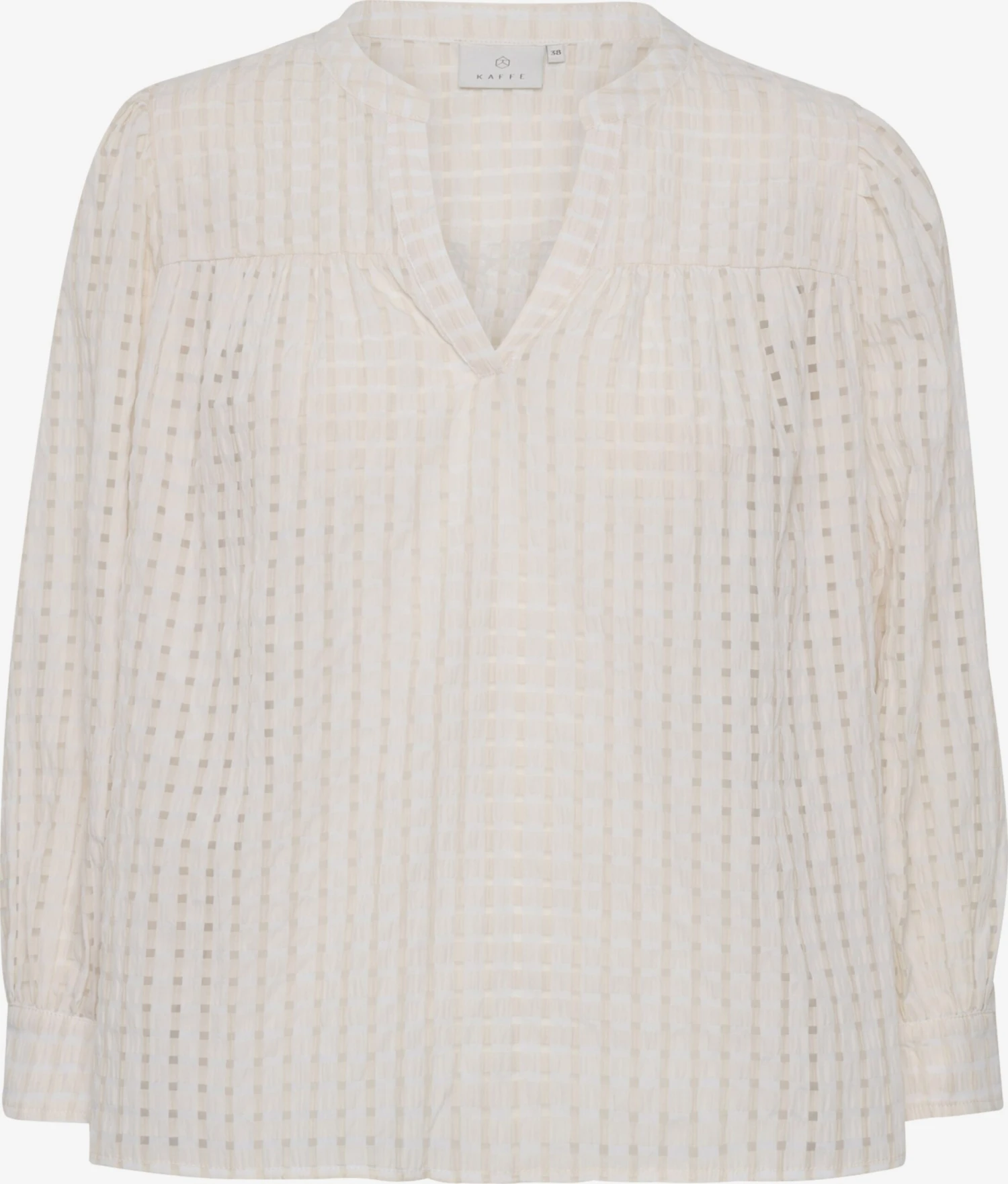 Kaffe Blouses Met Korte Mouw Blouse KAsissel Dames Wit 1 Kaffe Blouses Met Korte Mouw Blouse KAsissel Dames Wit