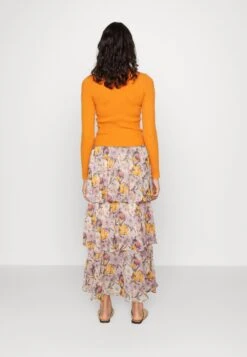 Kaffe Sorita Skirt - Maxirok - Beige/Pink/Orange -Kaffe Verkoopwinkel 19c1addf82144cd2b2663f5fb30883a3