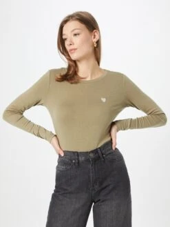 Kaffe Longsleeves Shirt Mari Liddy Dames Olijfgroen -Kaffe Verkoopwinkel 1cfb65c8aa4ef716ca6e6bf3198fa887