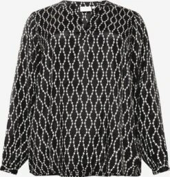 Blouseshirts Blouse Dames Zwart