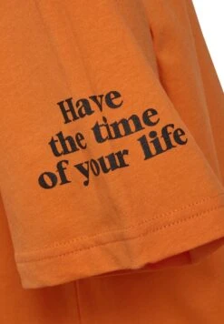 Kaffe Kahava 1/2 Sleeve- T-Shirt Print - Vermillion Orange -Kaffe Verkoopwinkel 1faf46afa80d4a1680958e6bbd79a2d4