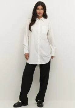 Kaffe Bppaloma Relaxed Tunic Shirt - Overhemdblouse - Chalk