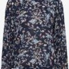 Kaffe Overhemden Blouse Fay Dames Nachtblauw / Lichtblauw