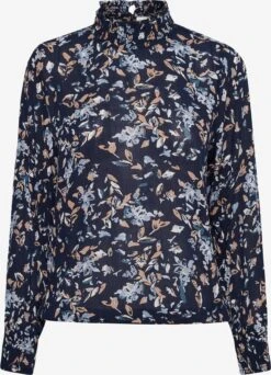 Kaffe Overhemden Blouse Fay Dames Nachtblauw / Lichtblauw