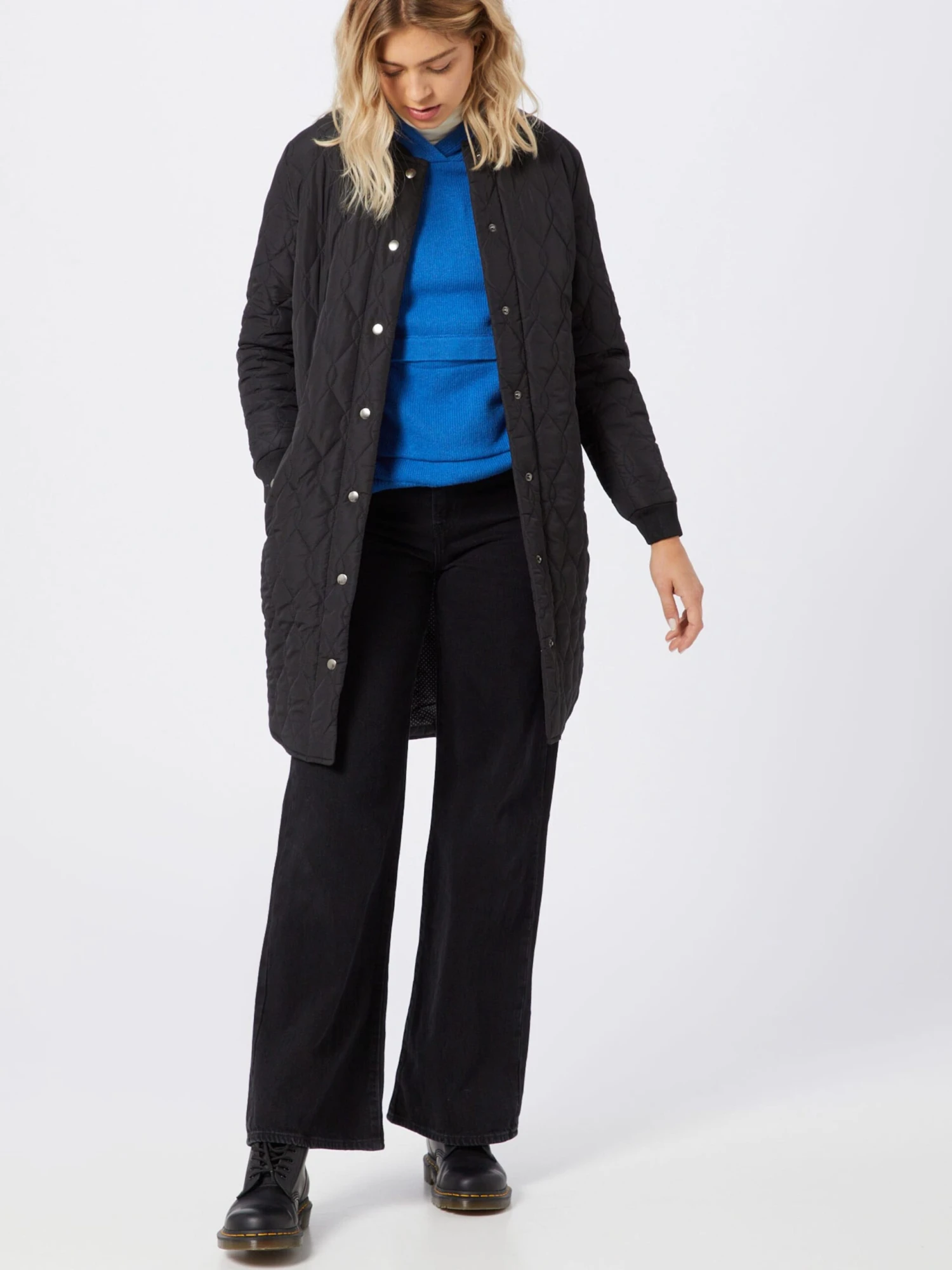 Kaffe Tussenmantels Tussenmantel Shally Dames Zwart 4 Kaffe Tussenmantels Tussenmantel Shally Dames Zwart - Afbeelding 4