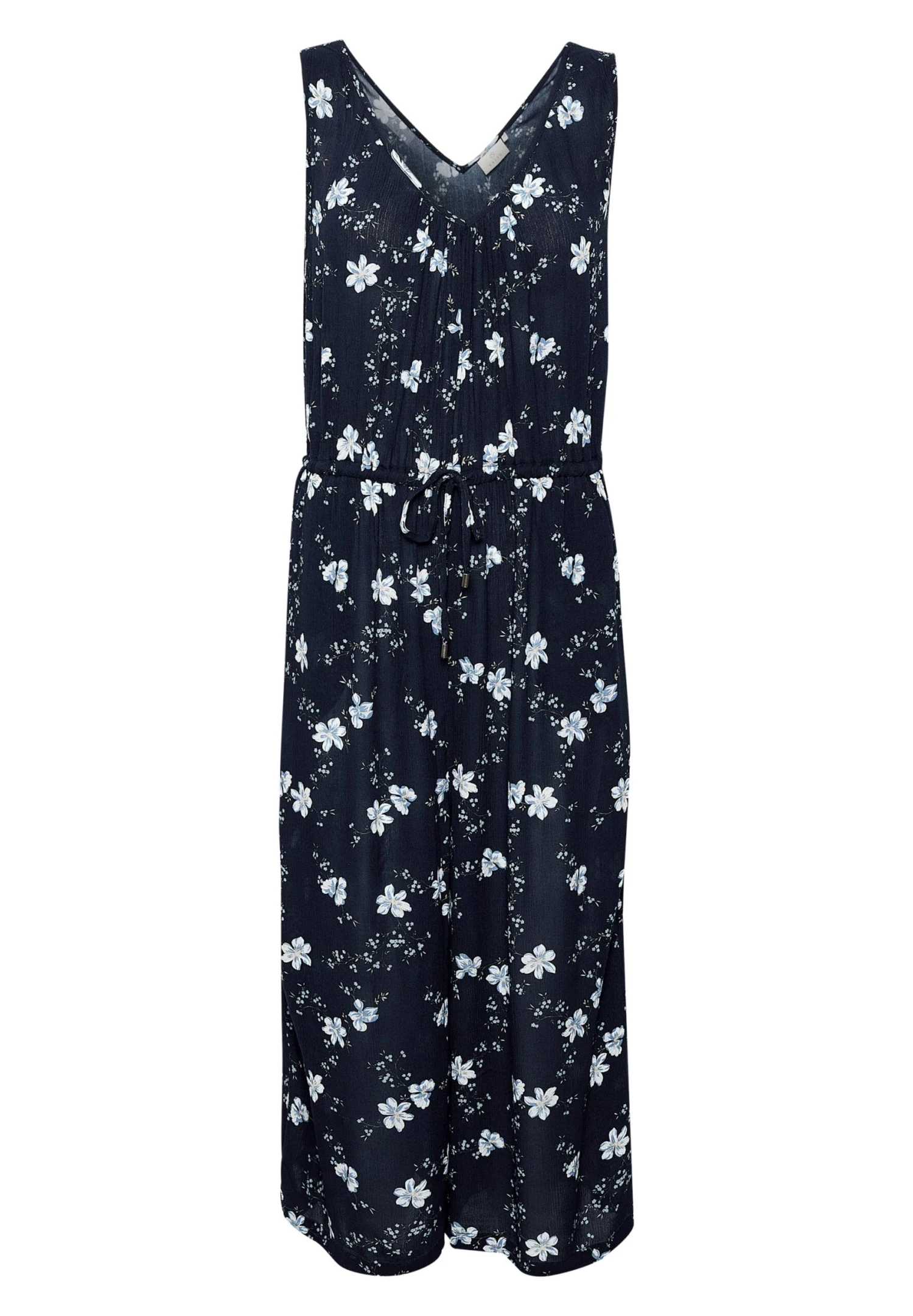 Kaffe Livanna - Jumpsuit - Midnight Marine Little Flower 4 Kaffe Livanna - Jumpsuit - Midnight Marine Little Flower - Afbeelding 4