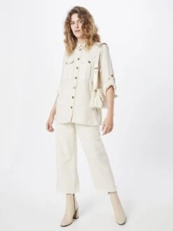 Kaffe Overhemden Blouse Liny Dames Ecru -Kaffe Verkoopwinkel 225247428c4e9dc3838a5878ac9bb8f8