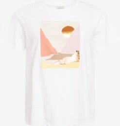 T-shirts Shirt Dames Wit