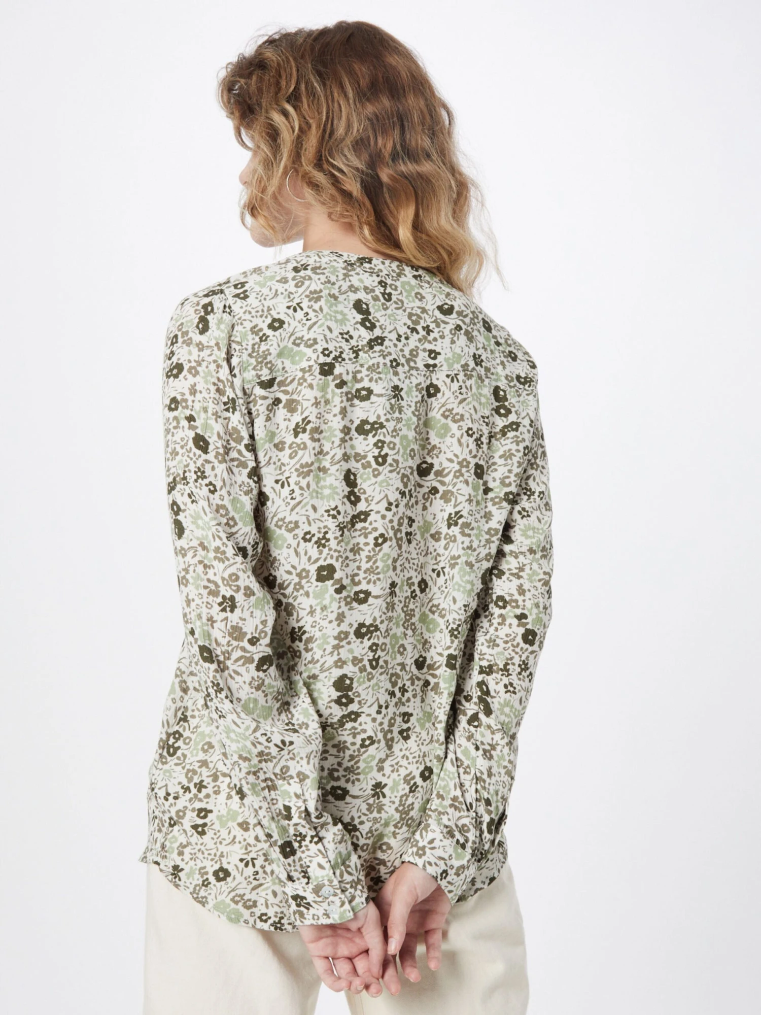 Kaffe Blouses & Tunieken Blouse Moana Dames Mintgroen / Pastelgroen / Donkergroen 4 Kaffe Blouses & Tunieken Blouse Moana Dames Mintgroen / Pastelgroen / Donkergroen - Afbeelding 4