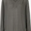 Kaffe Blouseshirts Blouse Amber Dames Rookgrijs