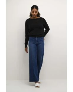 Kaffe Fijngebreide Truien Trui Dames Zwart -Kaffe Verkoopwinkel 296f19e85c398172b8645d8fff3b6e2d