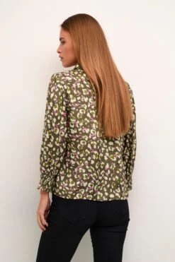 Kaffe Overhemden Blouse Tila Dames Groen / Kaki -Kaffe Verkoopwinkel 297d0161e0ae5d6361ba44f50840faab