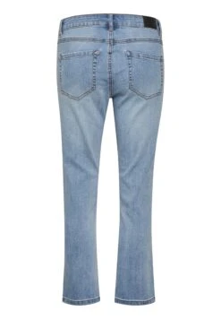 Kaffe Sinem Cropped - Straight Leg Jeans - Light Blue Washed Denim -Kaffe Verkoopwinkel 29aa223a9b6f47e984e88e466f81efed