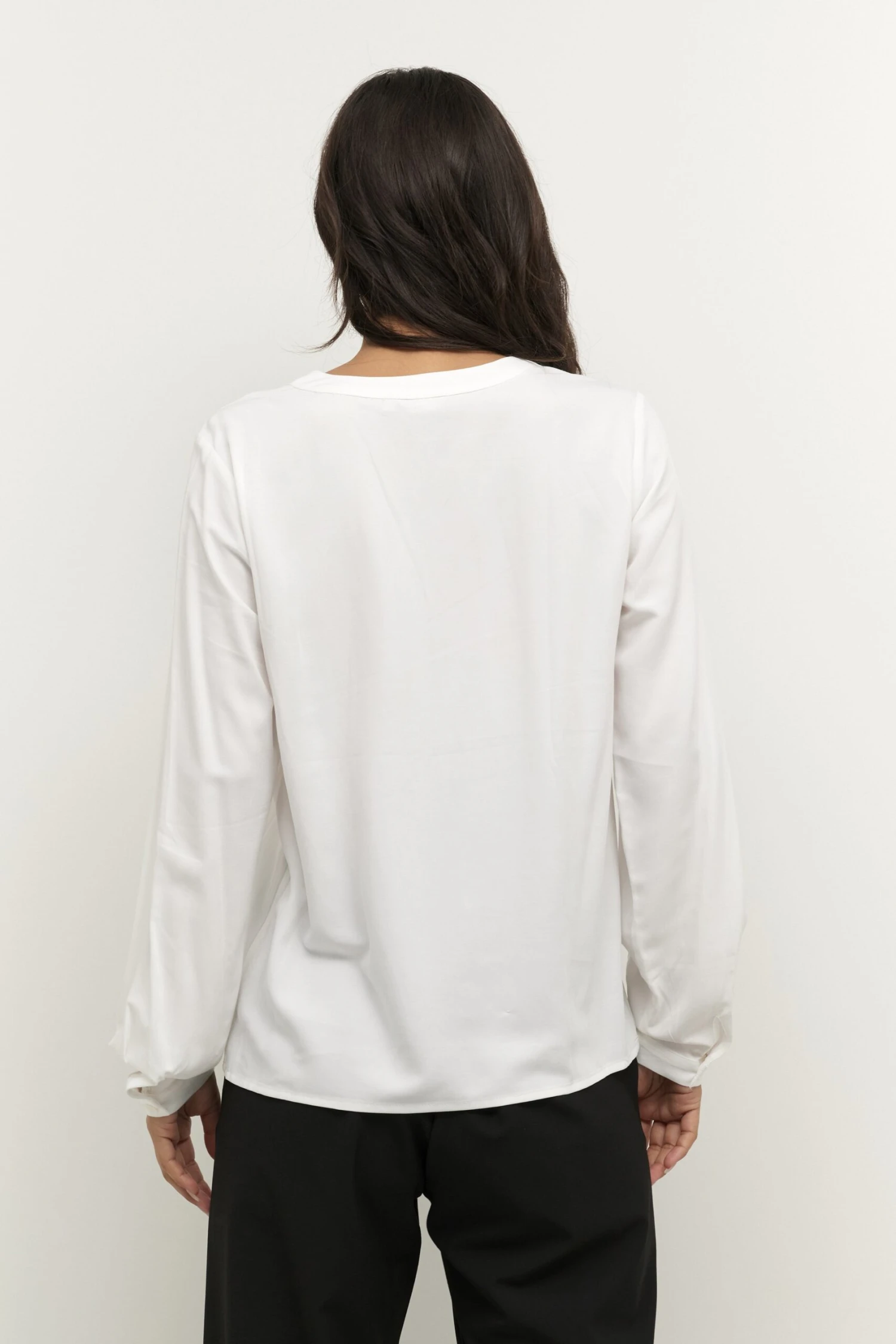 Kaffe Bpmichelle Long Sleeve Blouse - Blouse - Chalk 4 Kaffe Bpmichelle Long Sleeve Blouse - Blouse - Chalk - Afbeelding 4