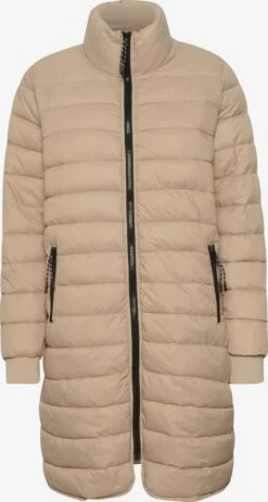 Kaffe Korte Mantels Wintermantel Dames Beige