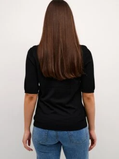 Kaffe Fijngebreide Truien Trui Lizza Dames Zwart -Kaffe Verkoopwinkel 2c0916ac6939221bcc2918e0bddf1b66