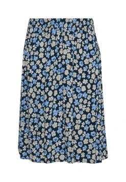 Kctiri Ami - A-Lijn Rok - MidnightBlue Flower Print -Kaffe Verkoopwinkel 2c183ee481114b0db58b1e6236b4efa3