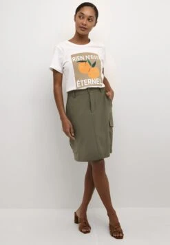 Kaffe Kaeda- A-Lijn Rok - Grape Leaf