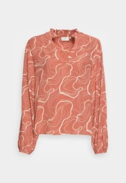 Kaffe Kacajsa Blouse - Blouse - Red / Creme Organic Lines -Kaffe Verkoopwinkel 2dd809d3907e4c25bfee0bfd1f385ef4