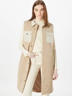 Kaffe Bodywarmers Bodywarmer Josefia Dames Cappuccino -Kaffe Verkoopwinkel 2f23f0e7c81be1b45f639206142d670d