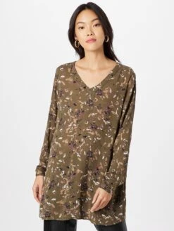 Kaffe Tunieken Tuniek Amber Dames Kaki / Olijfgroen -Kaffe Verkoopwinkel 2f66ed23d1cd1ab26d8fa0efff0b5d2e