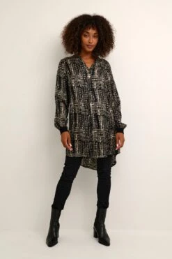 Kaffe Tunieken Tuniek Awiona Dames Zwart -Kaffe Verkoopwinkel 2fb969b53022c884cd644522c1ef91ae