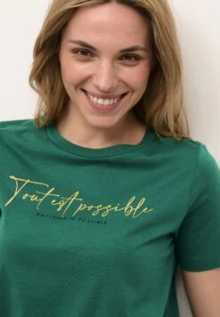 Kaffe Bpgabbi- T-Shirt Print - Evergreen -Kaffe Verkoopwinkel 3018b817e28445869499fb60def22e19