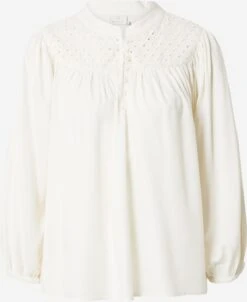 Kaffe Overhemden Blouse Dora Dames Natuurwit